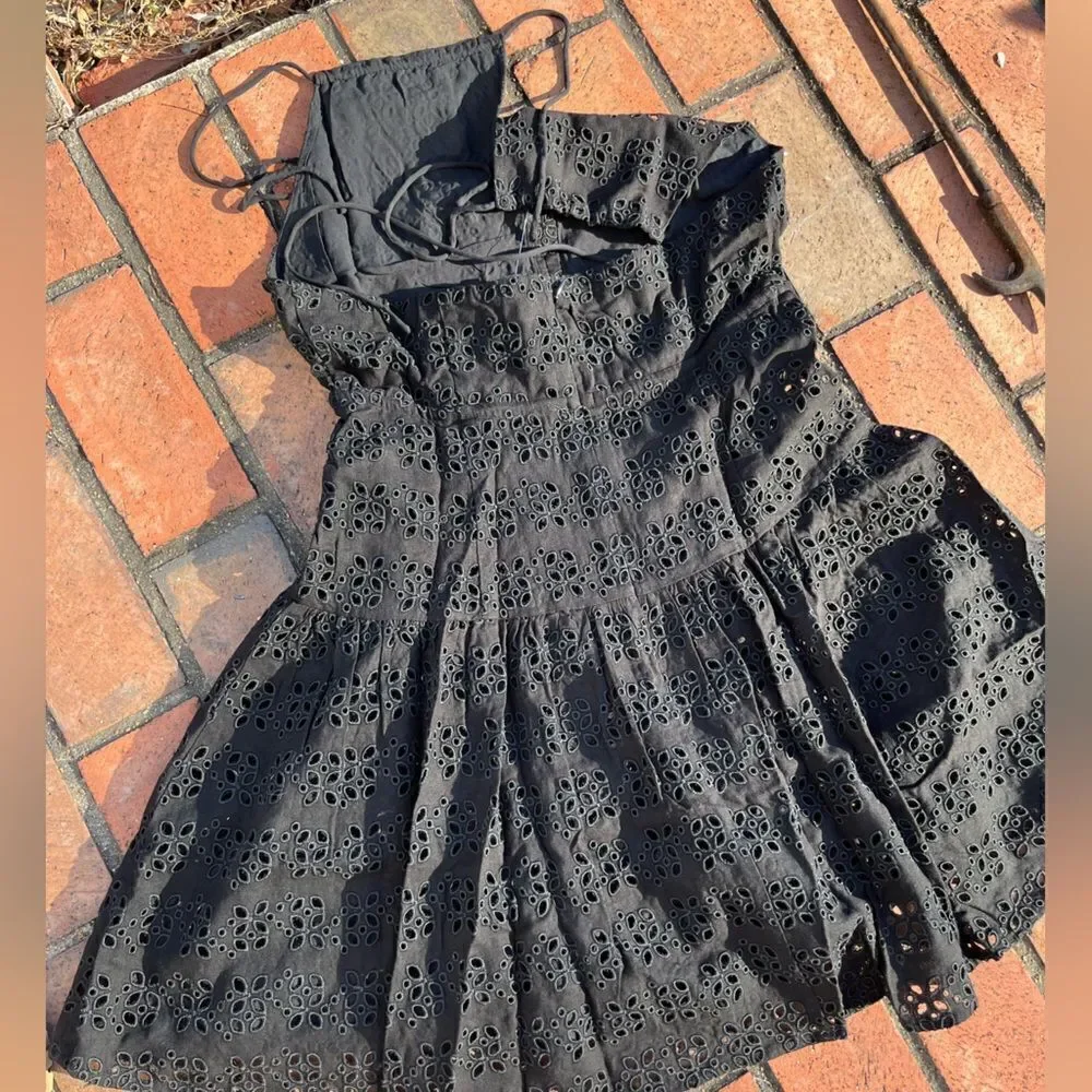 J Crew Anguilla Mini Halter Dress in Eyelet NWT - Picture 6 of 8